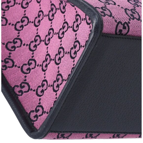 Gucci Small Retro Interlocking G Tote Monogram GG Multicolor Bag Pink - Picture 7 of 10